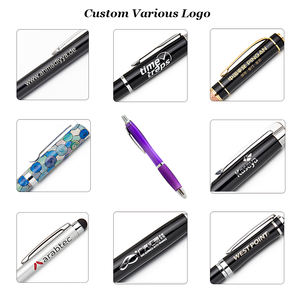 Nouveaux styles 2024 – Stylo bille promotionnel en forme de gourde, personnalisable avec logo, papeterie multicolore, encre noire, impression de logo publicitaire - Product Image 4