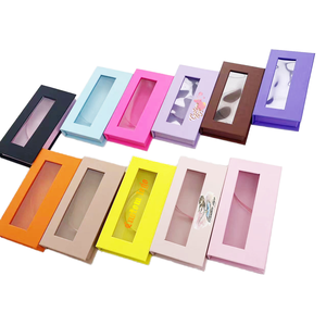 Private Label Magnetic Eyelash <b>Box</b> Custom Paper Lash Packaging for Strip Lashes - Product Image 1