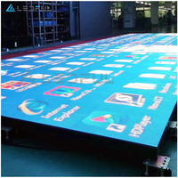 Nouvelles dalles LED interactives 3D pour scène de mariage et de fête, écran d'affichage LED sur pied pour piste de danse, couleur LED