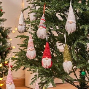 Christmas Knitted <b>Hat</b> Faceless Cartoon Forest Old Man Doll Small Pendant Promotional Gift - Product Image 1