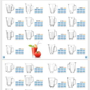 برطمان إناء وعصارة زجاج أبيض كريستال 1.75 لتر برطمان أوستر أدوات مطبخ منزلي بديل لأجزاء الخلاط برطمان زجاجي - Product Image 6