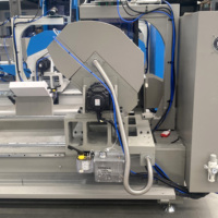 Máquina de Corte de Aluminio CNC WEIKE, Sierra de Corte de Doble Cabezal con Cualquier Ángulo, Maquinaria para Fabricación de Perfiles de Aluminio para Ventanas y Puertas