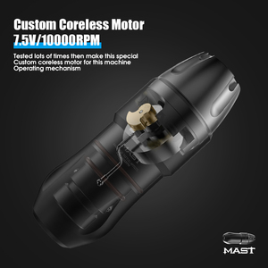 Machine à tatouer rotative <span class=keywords><strong>Mast</strong></span> <span class=keywords><strong>Tour</strong></span> <span class=keywords><strong>Pro</strong></span>, moteur allemand, course 3,6 mm - Product Image 2