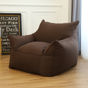 Sillón Puff Gigante para Adultos y Adolescentes, Cómodos Sillones Puff Grandes de Pana con Reposabrazos para Dormitorio y Sala de Estar - Product Image 4
