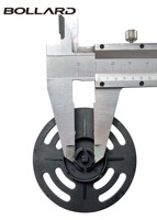 Ensemble de roues de vélo Bollard avec protections latérales et enjoliveurs en PVC, modèle CV-1