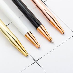 Stylo à bille personnalisé avec logo métallique pour écran tactile, recharge Parker et encre bleue/noire - Cadeau haut de gamme - Product Image 3