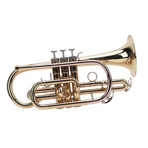 Trompeta Bb Dorada, Instrumento Orquestal con Estuche, para Principiantes y Profesionales - Product Image 4