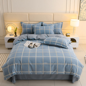 Juego de Ropa de Cama Volkswagen de 1.2m, Algodón con Teñido Reactivo, Agradable al Tacto, Juego de Sábanas de Tres Piezas - Product Image 1