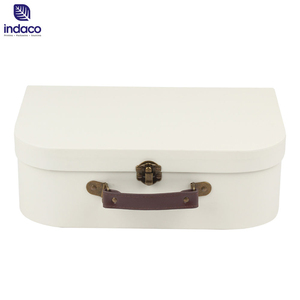 Unique Custom Printed Luxury Children Small Mini <b>Pink</b> <b>Gift</b> Decorative Cardboard Suitcase <b>Box</b> - Product Image 3