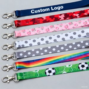 Biểu Tượng Tùy Chỉnh Bán Buôn Khuyến Mại Cá Nhân Polyester Dây Buộc Số Lượng Lớn Cổ Dây Đeo ID Huy Hiệu Chủ Tổ Chức Sự Kiện Vượt Qua Phụ Kiện Dây Buộc - Product Image 4