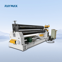 Machine à cintrer à rouleaux RAYMAX W11 pour le traitement de l'acier métallique, machine à cintrer hydraulique CNC personnalisée