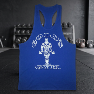 Camiseta sin mangas Golds Gym para adultos, con estampado offset personalizado, transpirable, informal, 100% algodón. - Product Image 3