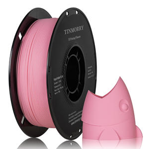 TINMORRY Filamento de Plástico Flexible PLA de 1.75mm y 1KG, Sin Burbujas, Múltiples Colores, para Impresora 3D, Negro - Product Image 1