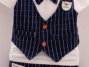 Vêtements pour enfants en gros, nouveaux modèles, ensembles de vêtements, chemises pour enfants avec logo personnalisé, pantalons décontractés pour hommes - Product Image 5