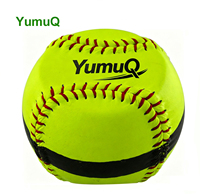 YumuQ Spinner Pitching Trainer Softball avec coutures surélevées, balle d'entraînement pour les joueurs de softball rapide et lent