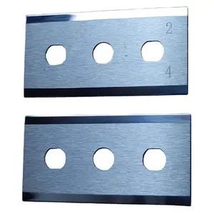Double-Sided Three-Hole Blade In Stock Cutting Plastic Film Aluminum Foil Leather Non Woven