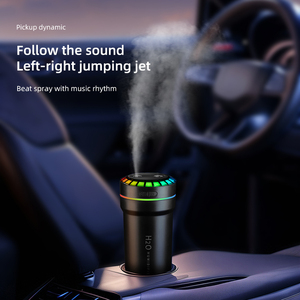 Humidificadores portátiles <span class=keywords><strong>de</strong></span> ritmo <span class=keywords><strong>de</strong></span> música para coche <span class=keywords><strong>de</strong></span> 300ml, lámpara <span class=keywords><strong>de</strong></span> gradiente <span class=keywords><strong>de</strong></span> ambiente colorido, Mini <span class=keywords><strong>humidificador</strong></span> <span class=keywords><strong>de</strong></span> aire ultrasónico USB <span class=keywords><strong>de</strong></span> doble boquilla - Product Image 5