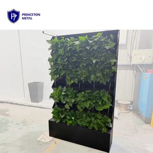 Jardinière murale verticale en aluminium anti-rouille, minimaliste, polyvalente, auto-arrosante, gain de place, pour l'intérieur, directement de l'usine - Product Image 4