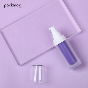 30ml Acrylic Travel <b>Pump</b> <b>Bottle</b> with Purple Inner – Refillable Spray & Foundation <b>Dispenser</b> - Product Image 5