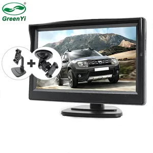 GreenYi 5 inch AHD Monitor 1920*1080P High Definition 170 Degree Starlight Night Vision Vehicle Camera Reverse For Car
