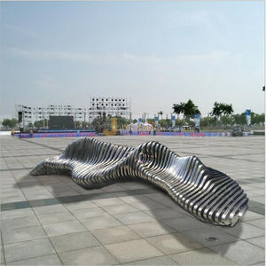 Sculpture décorative en acier inoxydable 304 ANW811 pour projets de décoration d'ingénierie de jardin paysager - Product Image 5