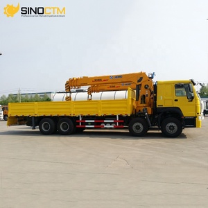 Camion Sinotruk Howo 8x4 avec grue à flèche hydraulique droite, capacité de 1 à 16 tonnes, pour le transport de charges lourdes, haute efficacité - Product Image 1