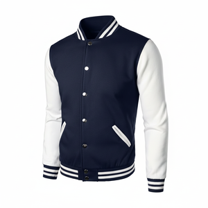 Nueva venta al por mayor de chaquetas universitarias con logotipo personalizado para hombre, chaquetas universitarias de béisbol de talla grande Letterman College/en PRECEPTOR SPORTS - Product Image 1