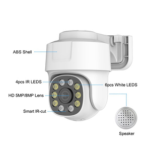 3MP 5MP 4K CCTV Kit 8 Channel 8MP PoE NVR Kit PoE IP <strong>Camera</strong> Set Motion Detection 2-Way Audio 8CH PTZ Dome Security <strong>Camera</strong> <strong>System</strong> - Product Image 3
