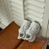 Baskets pour filles et garçons, Nouvelle collection Printemps 2025, Chaussures décontractées pour enfants à boucle rotative mi-mollet, légères, respirantes, antidérapantes et robustes