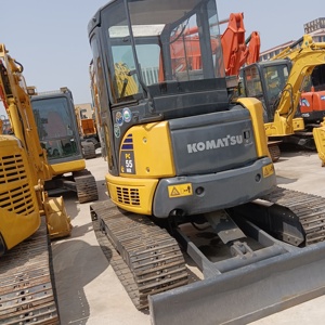 Excavadora usada de 5 toneladas Komatsu PC55MR mini excavadora hidráulica en buen estado, excavadora usada Pc35mr 40mr en venta a bajo precio. - Product Image 4