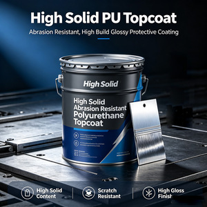 สีเคลือบโพลียูรีเทน Hsea Top 760 ทนต่อการขัดถูสูง ความเงาสูง สีเคลือบป้องกัน PU ทนต่อการขัดถู - Product Image 1