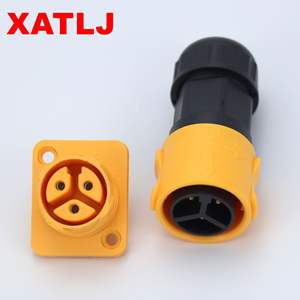 XATLJ M25 2 3 3 + 3 3 + 4 çekirdek su geçirmez konnektörler IP67 su geçirmez fişler havacılık prizler istek üzerine özelleştirilebilir - Product Image 3