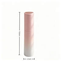 Flacon de parfum vaporisateur 10 ml à bouchon rotatif, coque en plastique dégradé mat, tête atomiseur de luxe dorée rechargeable en verre, idéal pour les voyages - Grande Vente