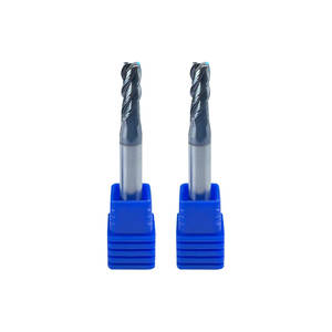 Fresa de Carburo ZCC para CNC, UM-4R-D5.0R0.5, 4 Filos, Paso Desigual, Fresa en R con Vástago Recto, Herramienta de Fresado CNC para Madera - Product Image 1