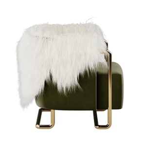<span class=keywords><strong>Fauteuil</strong></span> Max en <span class=keywords><strong>peau</strong></span> <span class=keywords><strong>de</strong></span> <span class=keywords><strong>mouton</strong></span>, fabriqué à la main, <span class=keywords><strong>de</strong></span> style contemporain et luxueux, prix d'usine, <span class=keywords><strong>pour</strong></span> salon, chambre, bar, meubles - Product Image 2