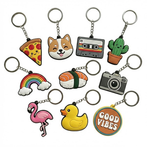 Llavero de PVC Suave con Impresión Offset 2D Personalizada, Colgante para Mochila Escolar, Mini Regalo para Fiesta de Cumpleaños - Product Image 3