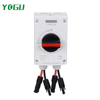 Interrupteur d'isolement CC YOGU LONQ-40 PV, interrupteur de déconnexion CC compatible avec les connecteurs de câbles solaires MC4