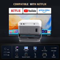 Vente directe d'usine F10 Projecteur officiel Netflix FHD1080P Mise au point automatique Projecteur vidéo Prise en charge 4K Systèmes de cinéma maison