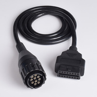 Câble de connexion de diagnostic pour moto OBD2 16 broches vers 10 broches de 1,5 m