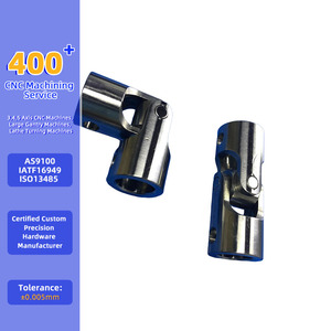 Fraisage CNC de précision sur mesure en acier inoxydable pour joint universel |   Services de fabrication OEM de joints de cardan pour accouplements d'arbres de transmission - Product Image 2