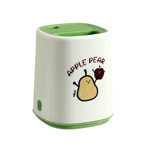 Apple Pear Kitchen Knife Chopstick Holder Plastic Draining Rack With Stand Cartoon Design For Kitchen Storage - Product Image 5