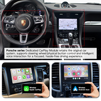 Kit d'interface sans fil CarPlay Android Auto PCM4.0 pour Porsche 911/Cayenne/Panamera/718 Boxster/Cayman/Macan 2016-2019