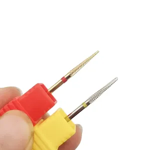 Gold Silver <b>Nail</b> Drill Bit Stainless Steel Burr Manicure Cutters Cuticle Clean <b>Nail</b> Drill Accessories Care Tools for Salon - Product Image 4