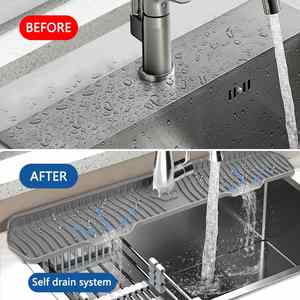 LA Multifunctional <b>Silicone</b> Kitchen Sink Drain Mat Essential Mats & <b>Pads</b> for Home Protection Anti-Slip Kitchen Sink Splash Guard - Product Image 6