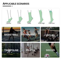 Chaussettes de golf blanches à séchage rapide pour hommes - Tricotées ODM pour le fitness d'automne