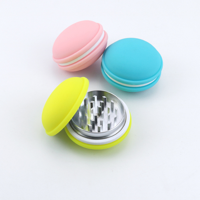 Travel Portable Herb Grinder 60mm Aluminum Alloy Grinder Metal Herb Grinder