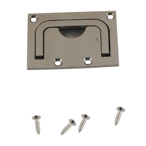 Manija de acero inoxidable para barco, 76x56mm, cuadrada, para escotilla de cubierta, para mejora de yates marinos y vehículos recreativos - Product Image 5