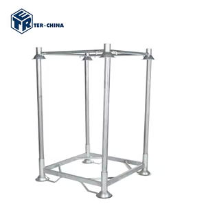 Soğuk oda depolama için ayarlanabilir Euro Post palet rafları tasarrufu M3-2.0T ağır istiflenebilir kaynaklı boru sonrası uzay - Product Image 2