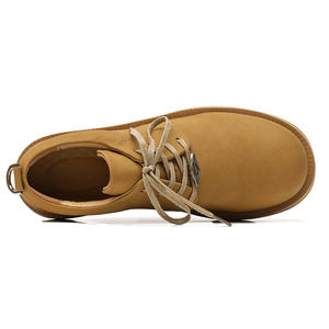 <span class=keywords><strong>Scarpe</strong></span> da uomo di migliore qualità in pelle matura punta tonda gialla con <span class=keywords><strong>suola</strong></span> spessa <span class=keywords><strong>scarpe</strong></span> da ufficio stringate - Product Image 3