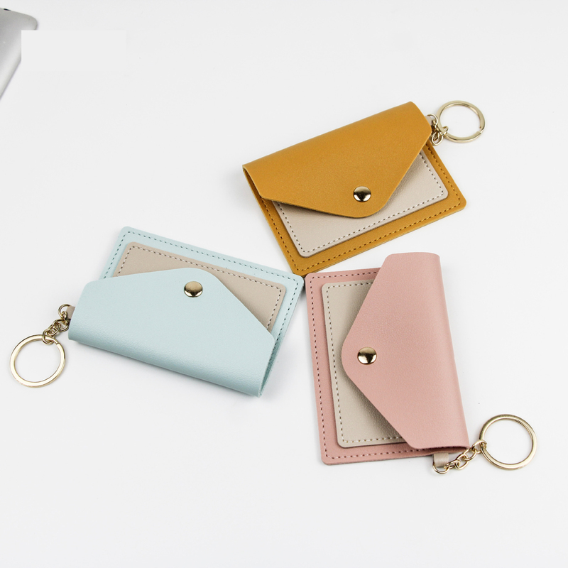 Slim Mini Leather Credit Card Wallet